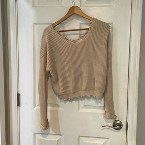 Tan sweater